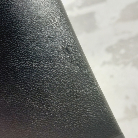 New Abound Tracy Black Faux Leather Block Heel Retro Platform Sandals H465 - Picture 13 of 15